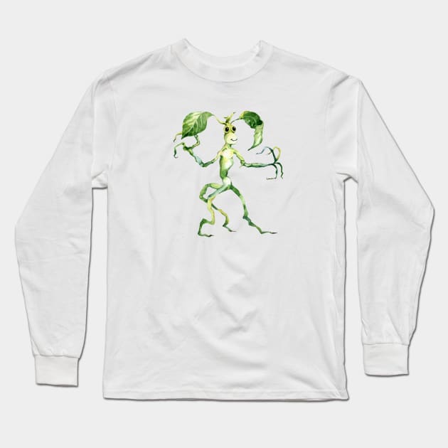 Magical creature Long Sleeve T-Shirt by Simple Wishes Art
